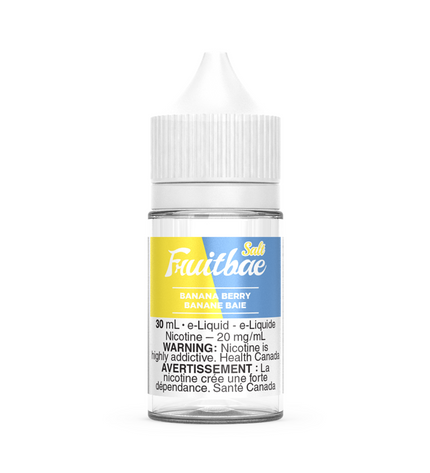 Fruitbae Salt Nicotine E-Liquid Banana Berry