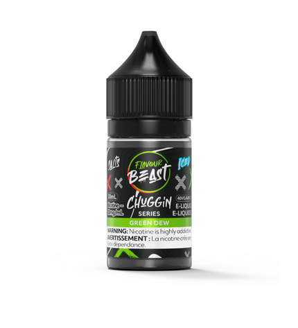 Flavour Beast Salt Nicotine Chuggin' Series Green Dew E-Liquid