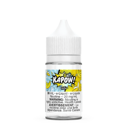 Kapow Salt Nicotine E-Liquid Nana