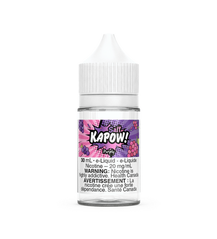 Kapow Salt Nicotine E-Liquid Purply