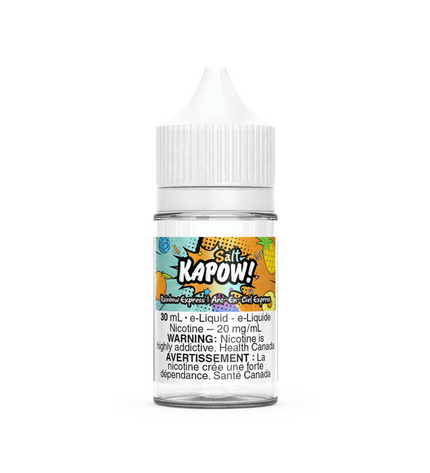 Kapow Salt Nicotine E-Liquid Rainbow Express