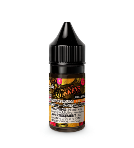 Twelve Monkeys Salt Nicotine E-Liquid Jungle Secrets