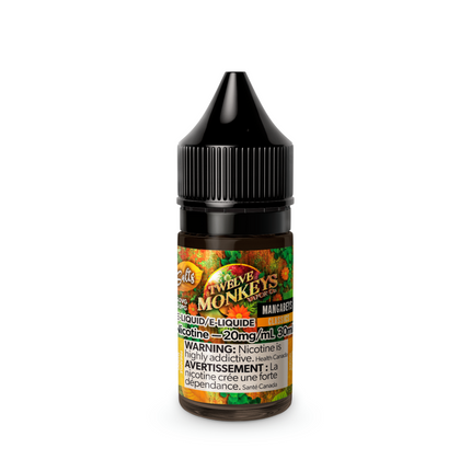 Twelve Monkeys Salt Nicotine E-Liquid Mangabeys