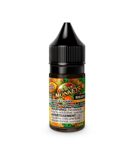 Twelve Monkeys Salt Nicotine E-Liquid Mangabeys
