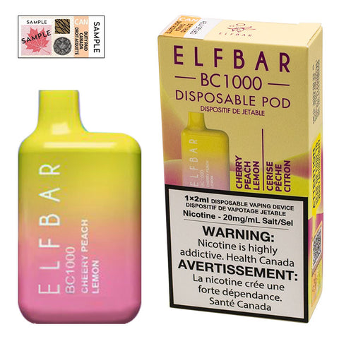 Elf Bar BC 1000: Cherry Peach Lemon 20mg