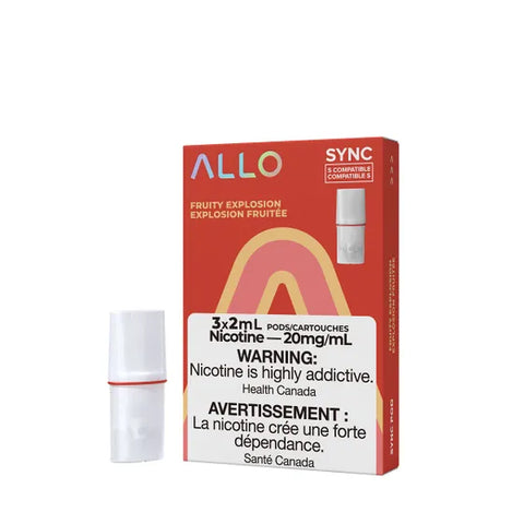 Allo Sync Pods: Fruity Explosion 20mg