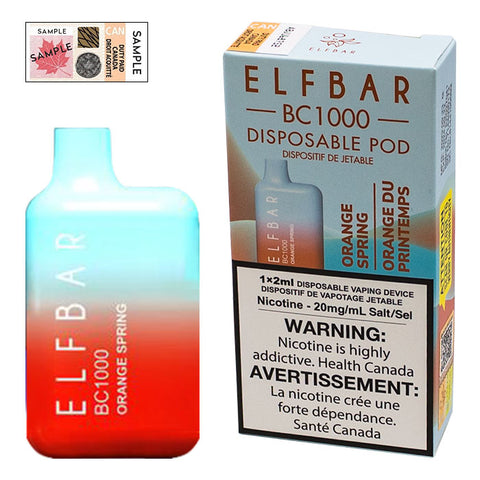 Elf Bar BC 1000: Orange Spring 20mg