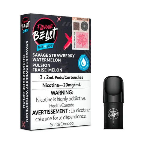 Flavour Beast: Savage Strawberry Watermelon 20mg