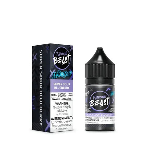 Flavour Beast Salt: Super Sour Blueberry Ice 20mg