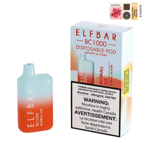 Elf Bar BC 1000:  Elfbull Ice 20mg