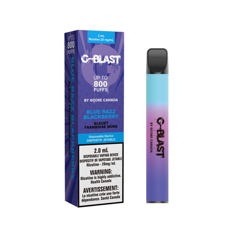 G Blast 800: Blue Razz Blackberry 20mg