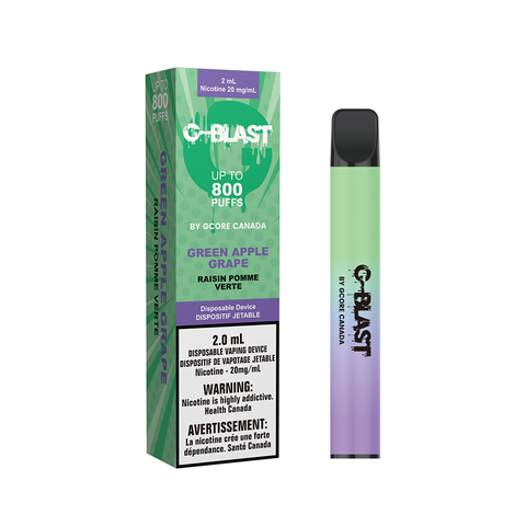 G Blast 800: Green Apple Grape 20mg