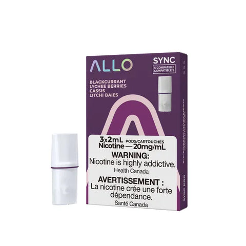 Allo Sync Pods: Black Currant Lychee Berries 20mg