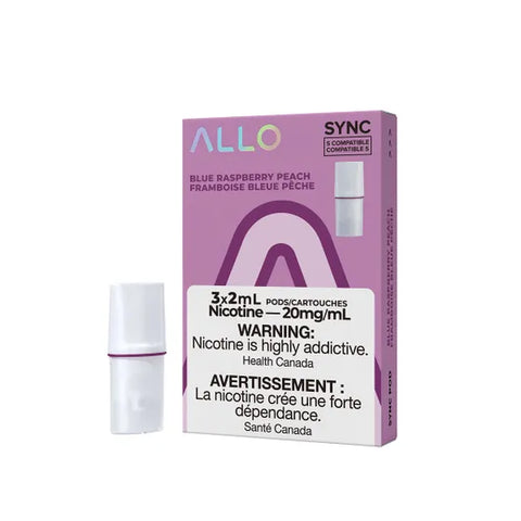 Allo Sync Pods: Blue Raspberry Peach 20mg