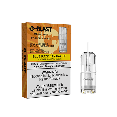 G Blast Pods: Blue Razz Banana Ice 20mg