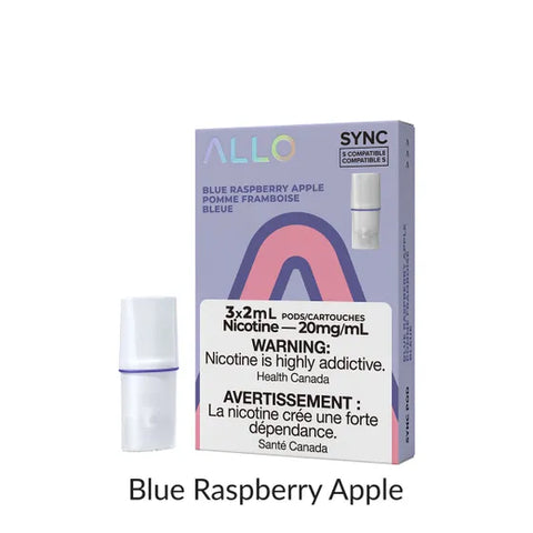 Allo Sync Pods: Blue Raspberry Apple 20mg