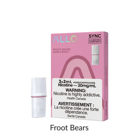 Allo Sync Pods: Froot Bears 20mg