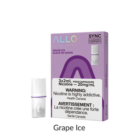 Allo Sync Pods: Grape Ice 20mg