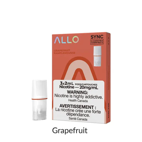 Allo Sync Pods: Grapefruit 20mg