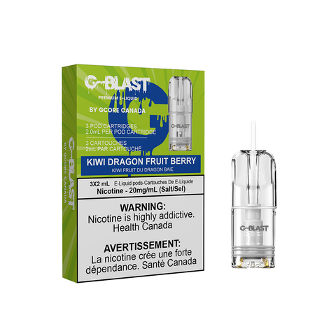 G Blast Pods: Kiwi Dragonfruit Berry 20mg