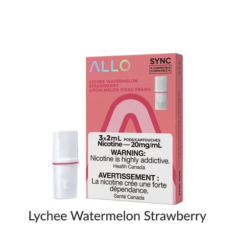 Allo Sync Pods: Lychee Watermelon Strawberry 20mg