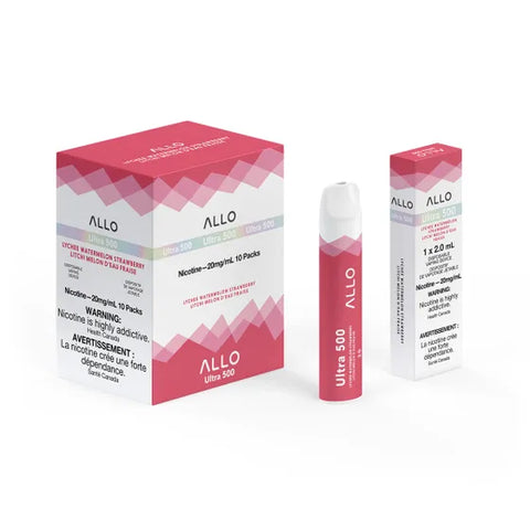 Allo Ultra 500: Lychee Watermelon Strawberry 20mg