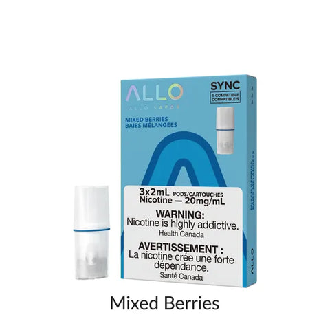 Allo Sync Pods: Mixed Berries 20mg