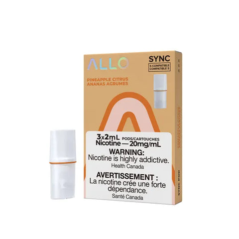 Allo Sync Pods: Pineapple Citrus 20mg