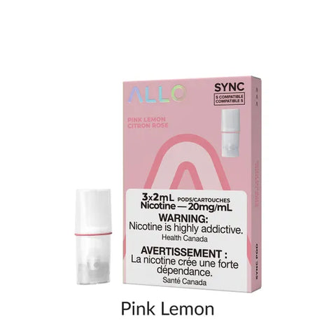 Allo Sync Pods: Pink Lemon 20mg