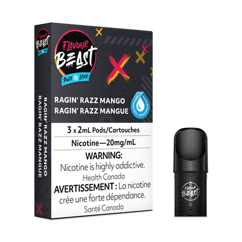 Flavour Beast: Ragin' Razz Mango 20mg