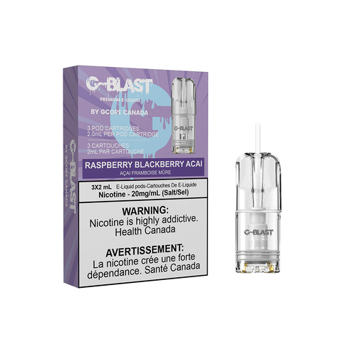 G Blast Pods: Raspberry Blackberry Acai 20mg