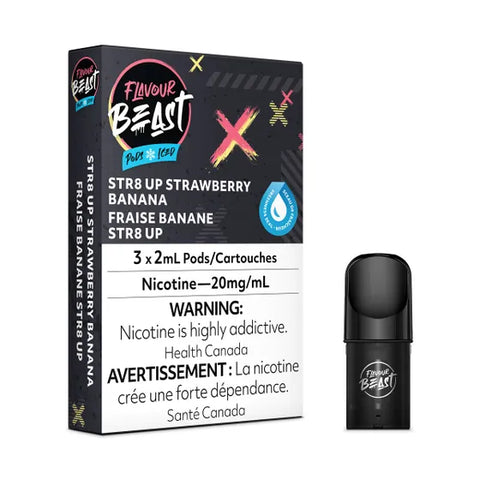 Flavour Beast: Str8 Up Strawberry Banana 20mg