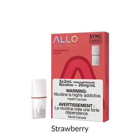 Allo Sync Pods: Strawberry 20mg