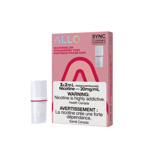 Allo Sync Pods: Watermelon Strawberry Kiwi 20mg