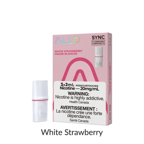 Allo Sync Pods: White Strawberry 20mg